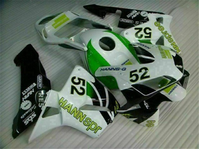 Verde Blanco Negro Carenado Moto Honda CBR 600 RR 03-04 Verde Blanco Negro Carenado Moto Honda CBR 600 RR 03-04