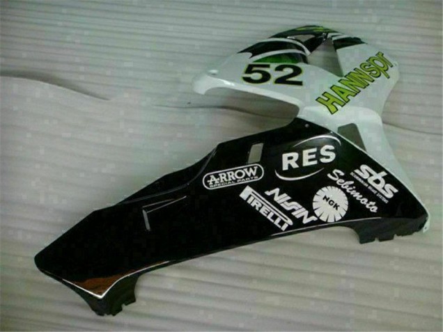Verde Blanco Negro Carenado Moto Honda CBR 600 RR 03-04 Verde Blanco Negro Carenado Moto Honda CBR 600 RR 03-04