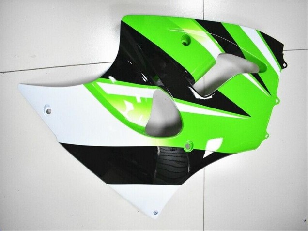 Verde Blanco Negro Carenado Moto Kawasaki ZX6R 00-02 Verde Blanco Negro Carenado Moto Kawasaki ZX6R 00-02