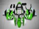 Verde Blanco Negro Carenado Moto Kawasaki ZX6R 00-02 Verde Blanco Negro Carenado Moto Kawasaki ZX6R 00-02