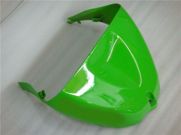Verde Blanco Negro Carenado Moto Kawasaki ZX6R 05-06 Verde Blanco Negro Carenado Moto Kawasaki ZX6R 05-06