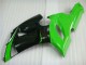 Verde Blanco Negro Carenado Moto Kawasaki ZX6R 05-06 Verde Blanco Negro Carenado Moto Kawasaki ZX6R 05-06