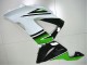 Verde Blanco Negro Carenado Moto Kawasaki ZX6R 13-18 Verde Blanco Negro Carenado Moto Kawasaki ZX6R 13-18