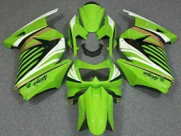 Verde Blanco Negro Ninja Carenado Moto Kawasaki EX250 08-12 Verde Blanco Negro Ninja Carenado Moto Kawasaki EX250 08-12