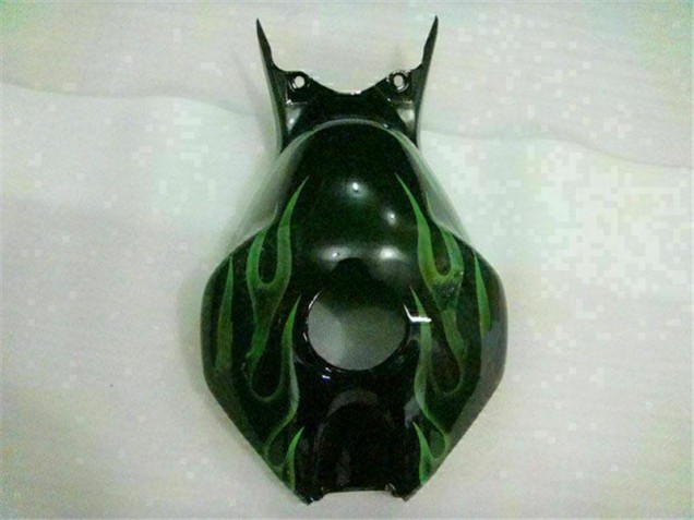 Verde Llama Negro Carenado Moto Honda CBR 1000 RR 06-07 Verde Llama Negro Carenado Moto Honda CBR 1000 RR 06-07