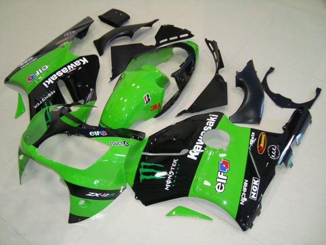 Verde Monster Carenado Moto Kawasaki ZX12R 00-01 Verde Monster Carenado Moto Kawasaki ZX12R 00-01