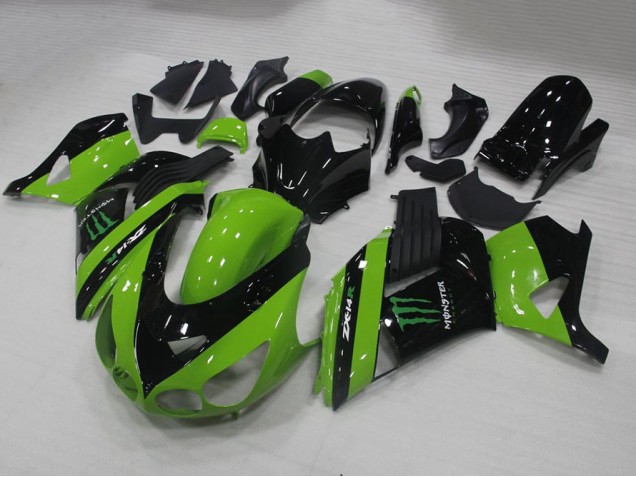 Verde Monster Carenado Moto Kawasaki ZX14R ZZR 1400 06-11 Verde Monster Carenado Moto Kawasaki ZX14R ZZR 1400 06-11