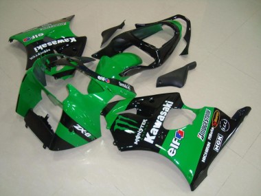 Verde Monster Carenado Moto Kawasaki ZX6R 00-02