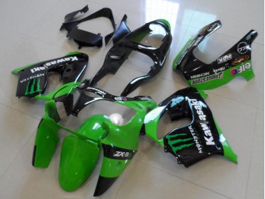 Verde Monster Carenado Moto Kawasaki ZX9R 00-01