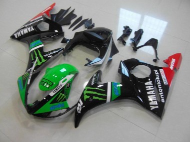 Verde Monster Carenado Moto Yamaha R6 03-05
