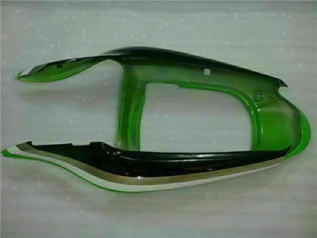 Verde Negro ABS Carenado Motocicleta Kawasaki ZX6R 00-02 Verde Negro ABS Carenado Motocicleta Kawasaki ZX6R 00-02