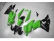 Verde Negro ABS Moto Plástica Kawasaki EX650 09-11 Verde Negro ABS Moto Plástica Kawasaki EX650 09-11