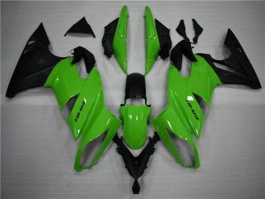 Verde Negro ABS Moto Plástica Kawasaki EX650 09-11