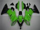 Verde Negro ABS Moto Plástica Kawasaki EX650 09-11 Verde Negro ABS Moto Plástica Kawasaki EX650 09-11