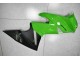 Verde Negro ABS Moto Plástico Kawasaki EX650 09-11 Verde Negro ABS Moto Plástico Kawasaki EX650 09-11