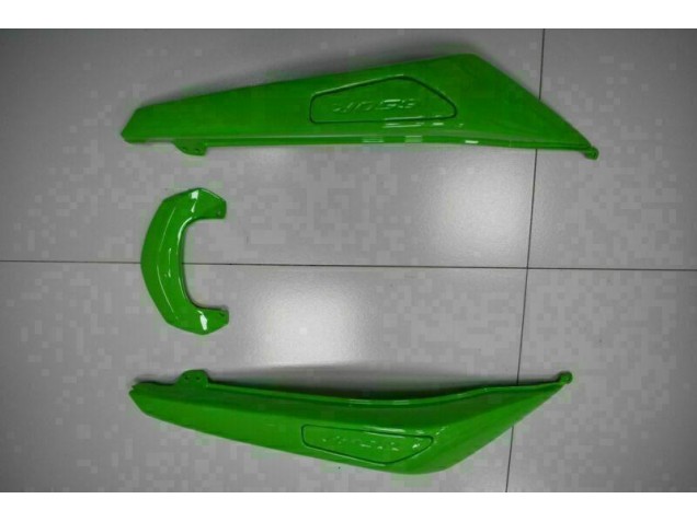Verde Negro ABS Moto Plástico Kawasaki EX650 09-11 Verde Negro ABS Moto Plástico Kawasaki EX650 09-11