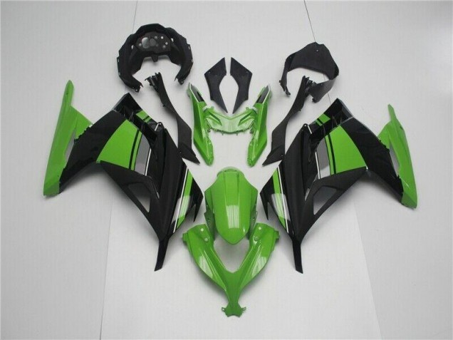 Verde Negro ABS Moto Plásticos Kawasaki EX300 13-16 Verde Negro ABS Moto Plásticos Kawasaki EX300 13-16