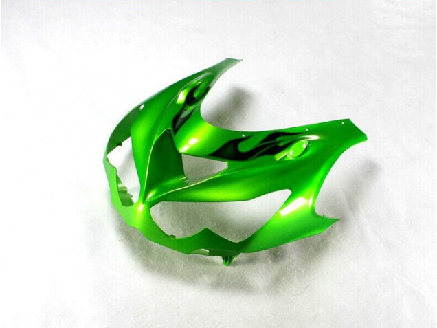 Verde Negro Carenado Moto Kawasaki ZX14R ZZR 1400 12-21 Verde Negro Carenado Moto Kawasaki ZX14R ZZR 1400 12-21