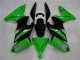 Verde Negro Carenado Moto & Plástico Kawasaki EX650 06-08 Verde Negro Carenado Moto & Plástico Kawasaki EX650 06-08