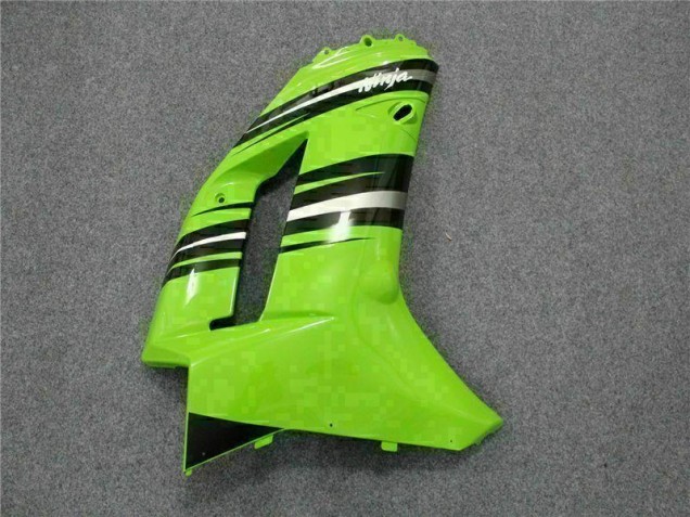 Verde Negro Carenado & Plástico Moto Kawasaki ZX6R 07-08 Verde Negro Carenado & Plástico Moto Kawasaki ZX6R 07-08