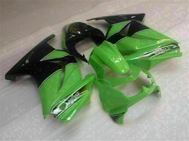 Verde Negro Carrocería Motocicletas Kawasaki EX250 08-12 Verde Negro Carrocería Motocicletas Kawasaki EX250 08-12