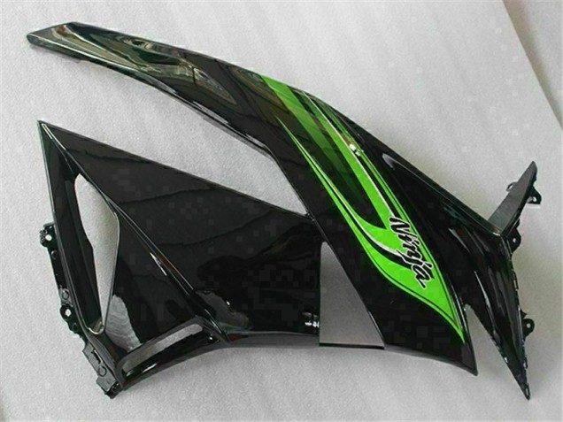Verde Negro Carrocería Motocicletas Kawasaki ZX6R 09-12 Verde Negro Carrocería Motocicletas Kawasaki ZX6R 09-12