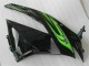Verde Negro Carrocería Motocicletas Kawasaki ZX6R 09-12 Verde Negro Carrocería Motocicletas Kawasaki ZX6R 09-12