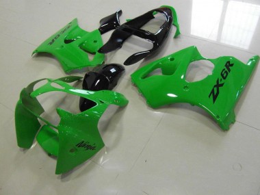 Verde Negro Cola Carenado Moto Kawasaki ZX6R 00-02