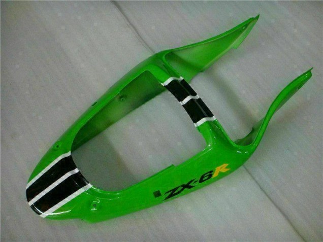 Verde Negro Inyección Kits Carenado Moto Kawasaki ZX6R 00-02 Verde Negro Inyección Kits Carenado Moto Kawasaki ZX6R 00-02