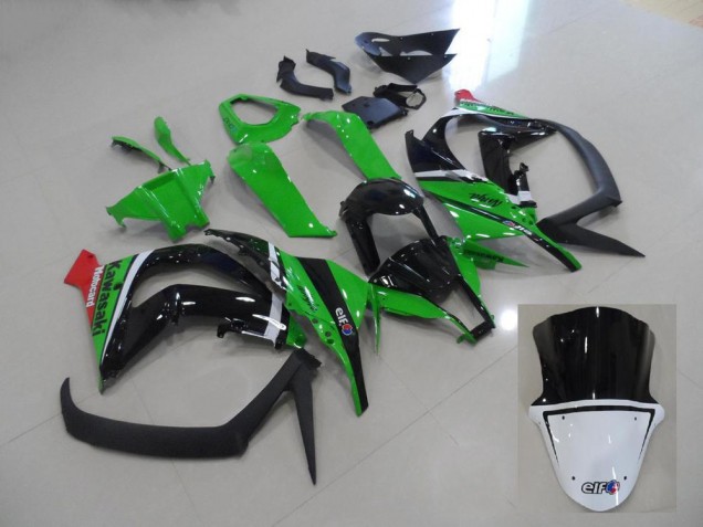 Verde & Negro Kit ABS Carenado Motocicleta Kawasaki ZX10R 11-15 Verde & Negro Kit ABS Carenado Motocicleta Kawasaki ZX10R 11-15