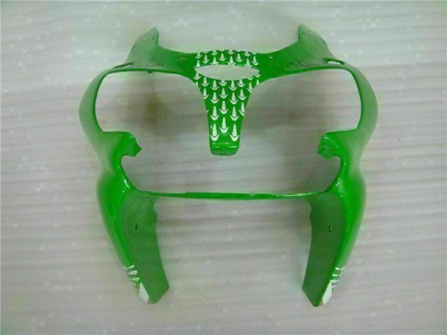 Verde Negro Kit ABS Carenado Motocicleta Kawasaki ZX6R 00-02 Verde Negro Kit ABS Carenado Motocicleta Kawasaki ZX6R 00-02