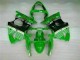 Verde Negro Kit ABS Carenado Motocicleta Kawasaki ZX6R 00-02 Verde Negro Kit ABS Carenado Motocicleta Kawasaki ZX6R 00-02