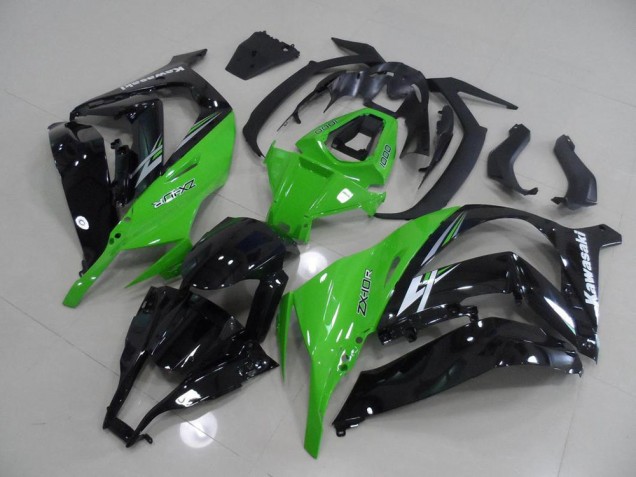 Verde & Negro Kit Carenado ABS Completo Kawasaki ZX10R 11-15 Verde & Negro Kit Carenado ABS Completo Kawasaki ZX10R 11-15
