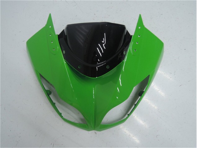 Verde Negro Kit Carenado ABS Completo Kawasaki ZX6R 09-12 Verde Negro Kit Carenado ABS Completo Kawasaki ZX6R 09-12