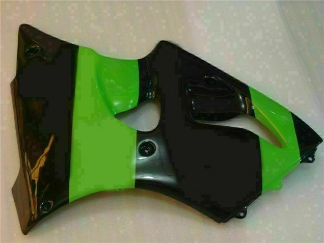 Verde Negro Kit Carenado Inyección Kawasaki ZX6R 00-02 Verde Negro Kit Carenado Inyección Kawasaki ZX6R 00-02
