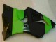 Verde Negro Kit Carenado Inyección Kawasaki ZX6R 00-02 Verde Negro Kit Carenado Inyección Kawasaki ZX6R 00-02