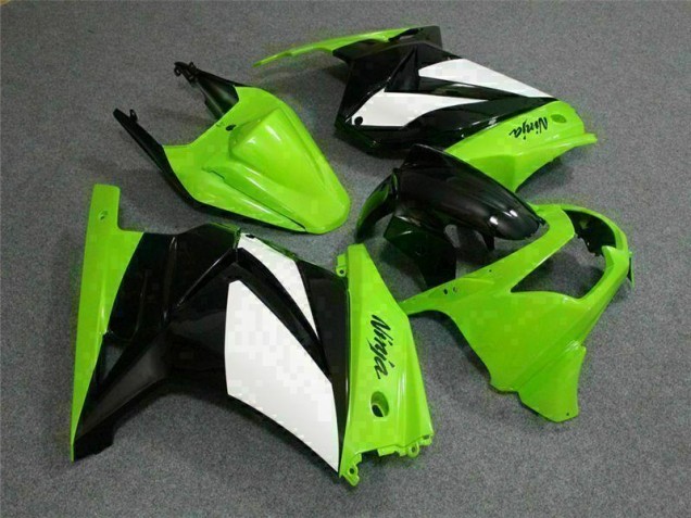Verde Negro Ninja ABS Kits Carenado Moto Kawasaki EX250 08-12 Verde Negro Ninja ABS Kits Carenado Moto Kawasaki EX250 08-12