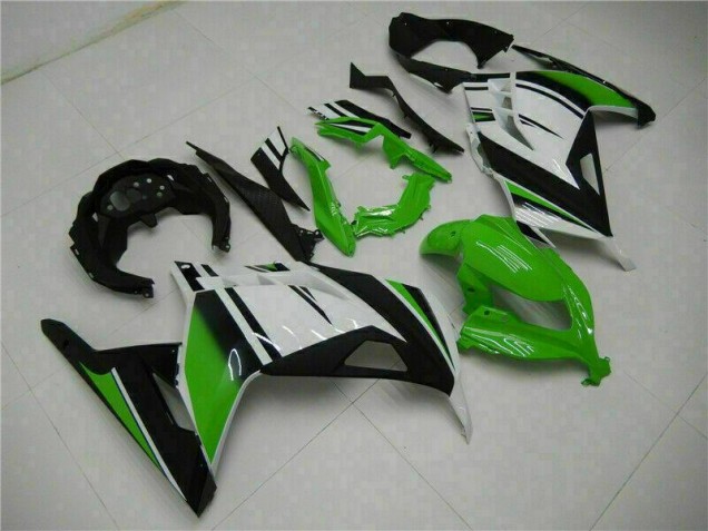 Verde Negro Plata Carenado Moto Kawasaki EX300 13-16 Verde Negro Plata Carenado Moto Kawasaki EX300 13-16