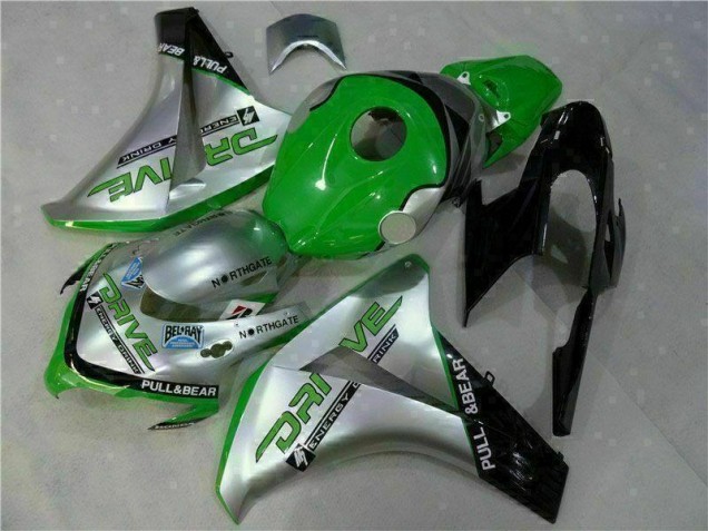 Verde Plata Carenado Moto Honda CBR 1000 RR 08-11 Verde Plata Carenado Moto Honda CBR 1000 RR 08-11